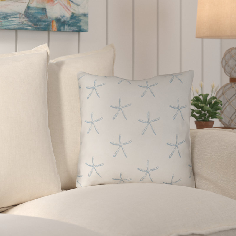 Beachcrest Home Brookline Coastal Indoor/Outdoor Throw Pillow & Reviews